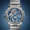 FLYING TOURBILLON TITANIUM BLUE ALLIGATOR