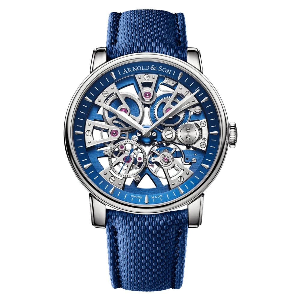 Arnold & Son Nebula, Skeleton, Edelstaal, 41,5mm, Ref. 1NEAS.U01A.K002S