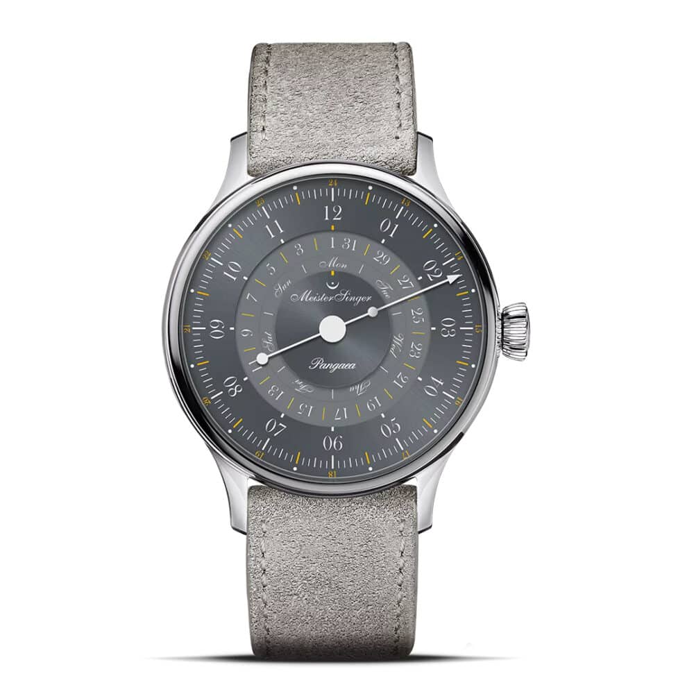 Meistersinger Pangaea Day Date 365 Grey