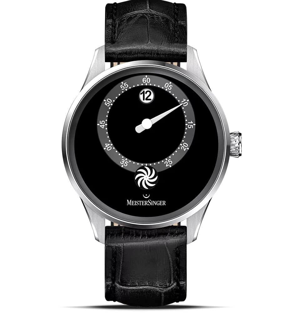 Meistersinger Panthero Jumping Hour - Black